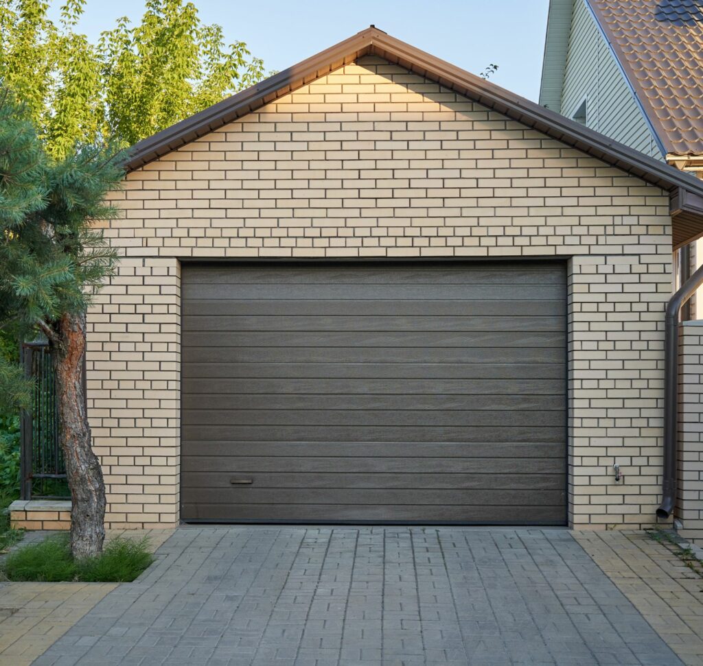 wood composite weather-resistant garage door